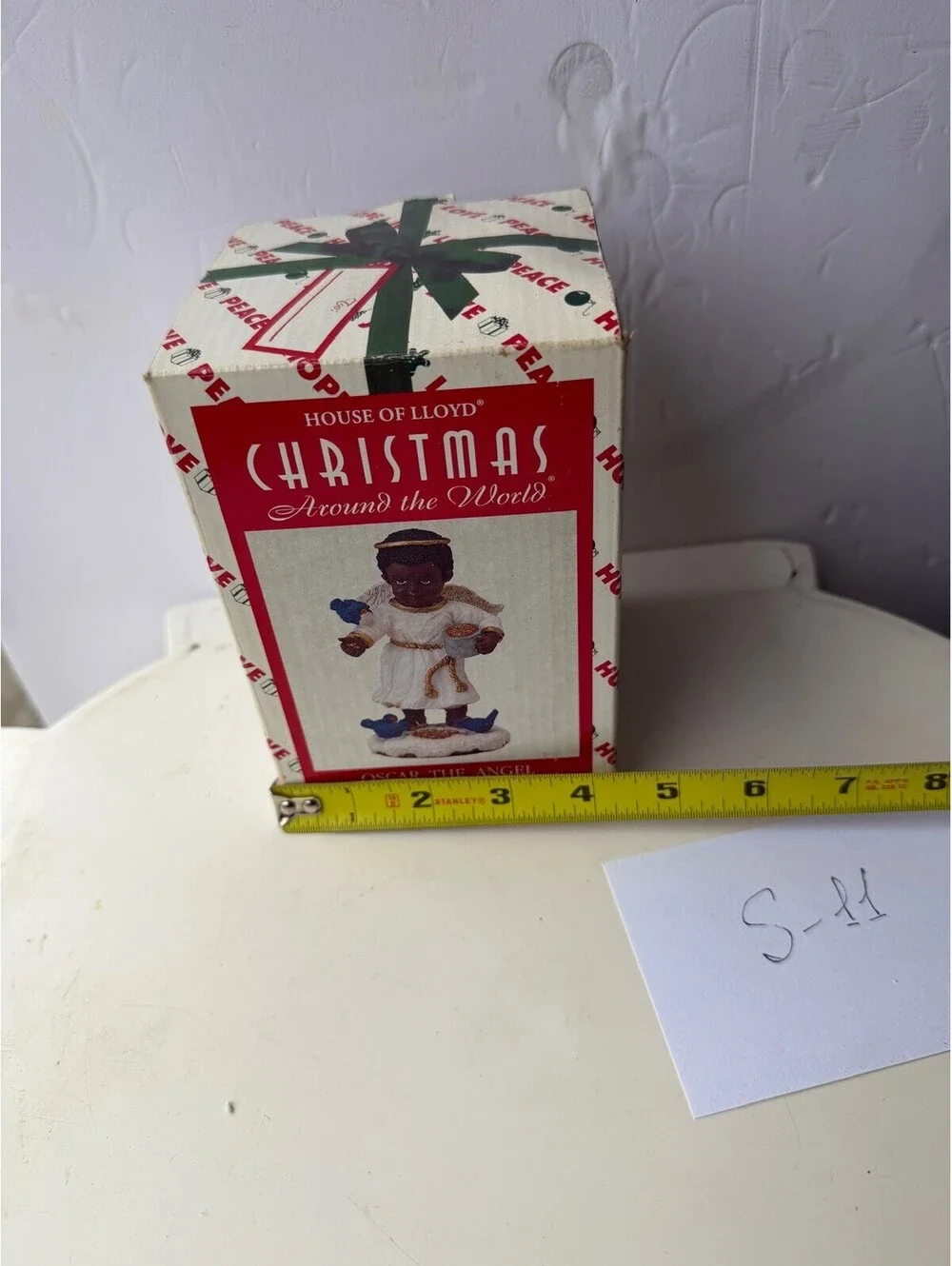 Vintage 1996 House of Lloyd Oscar the Angel Christmas Figurine S-11